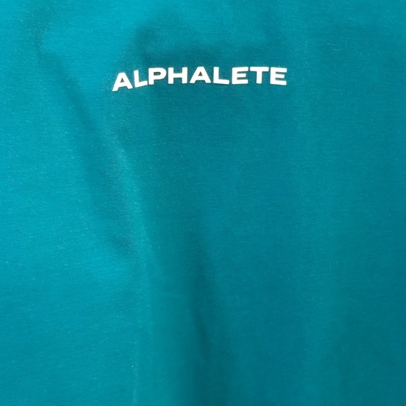 Alphalete Teal Crop Hoodie - Picture 5 of 8